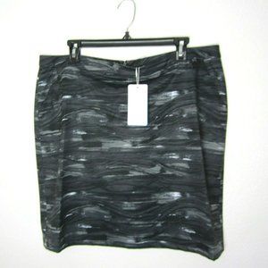 Ping New Mona Skort Black Gray Size 12 US Zip Golf